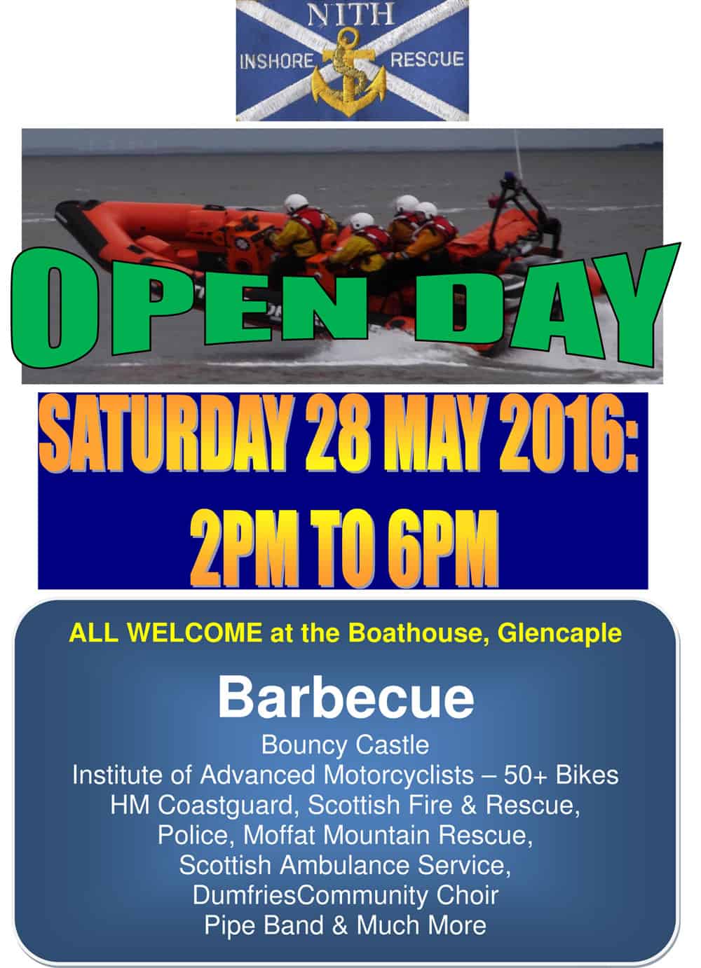 Nitth Inshore Rescue Open Day Poster 2016